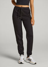 American Tall Online Shop | Twill Jogger Pants for Tall Women in Black