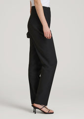 American Tall Sale | High Rise Pants with Darts for Tall Women in Black