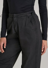 American Tall For Sale | Garment Dyed Parachute Chino Pants for Tall Women in Vintage Black