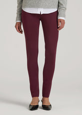 American Tall Sale | Soft Flex Ponte Skinny High Rise Pant for Tall Women in Port Royale
