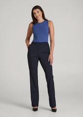 American Tall For Sale | Freedom Flex Straight Leg Dress Pants for Tall Women in Deep Navy
