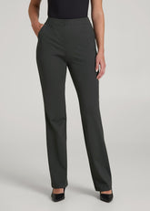 American Tall Outlet | Freedom Flex Straight Leg Dress Pants for Tall Women in Pine Grove