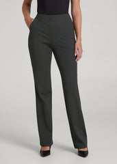 American Tall Outlet | Freedom Flex Straight Leg Dress Pants for Tall Women in Pine Grove