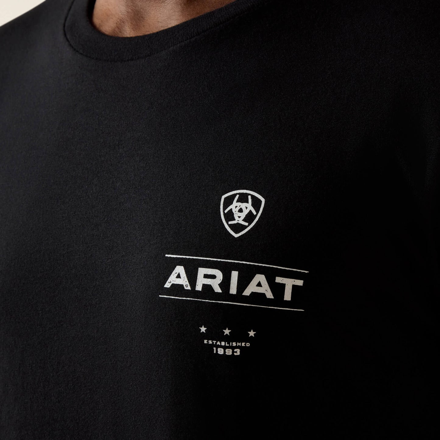 Ariat Ariat Wooden Diamond Flag Classic Fit T-Shirt