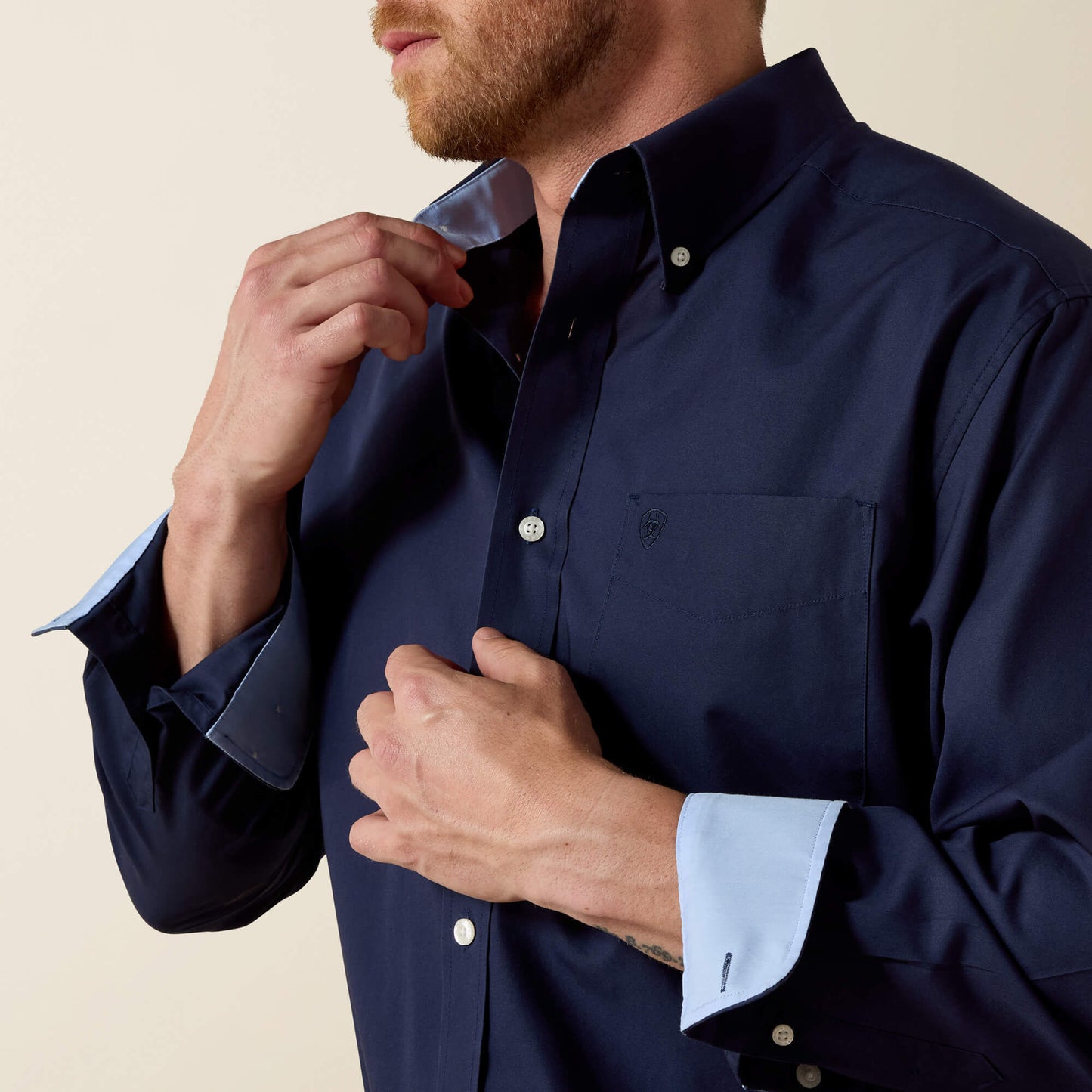 Ariat Wrinkle Free Solid Classic Fit Shirt