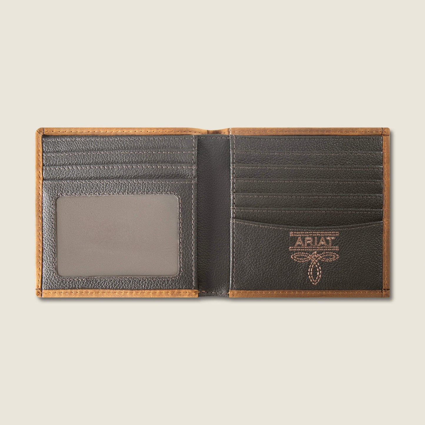 Ariat Patchwork Embroidered Logo Large Bifold Wallet