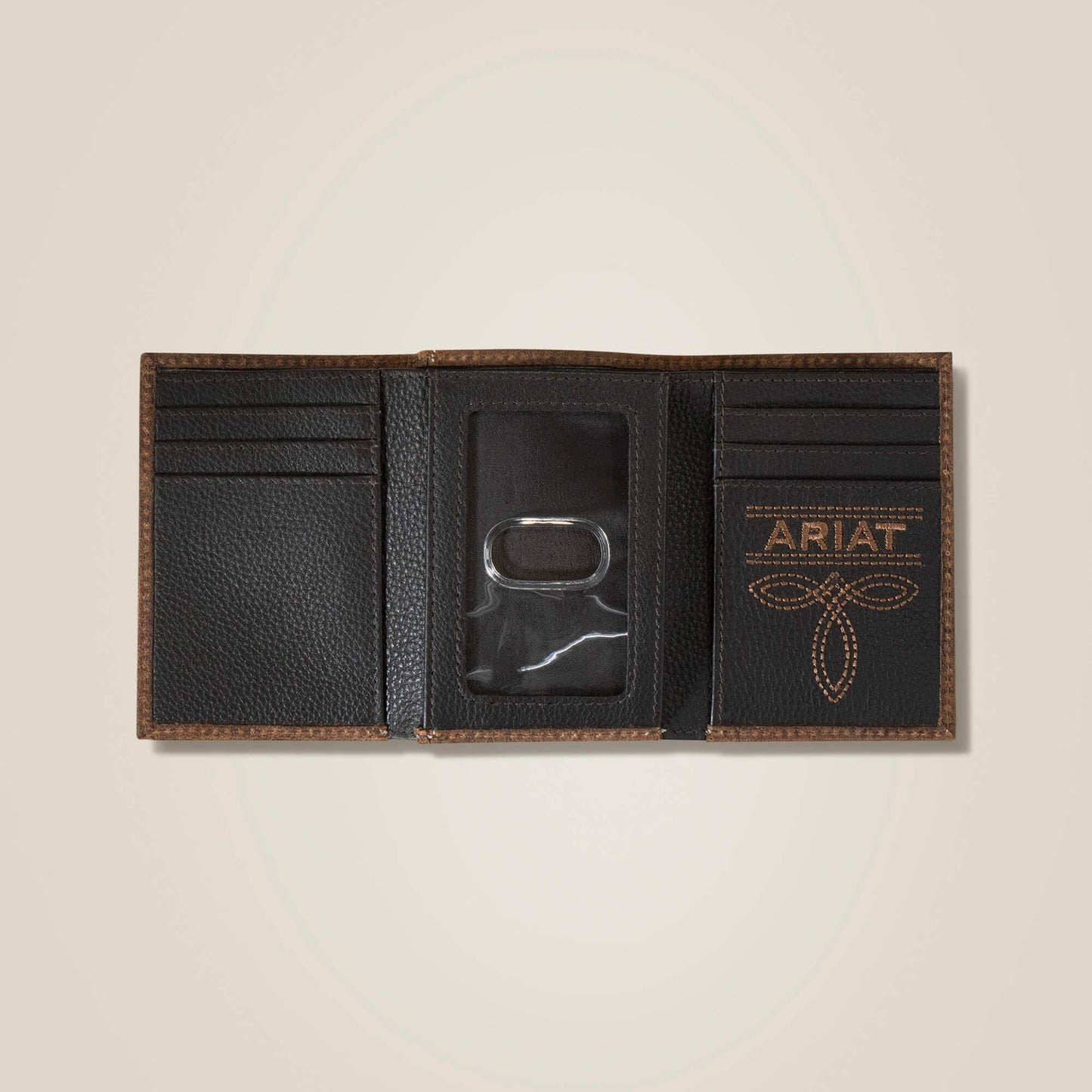 Ariat Pebble Leather Trifold Wallet