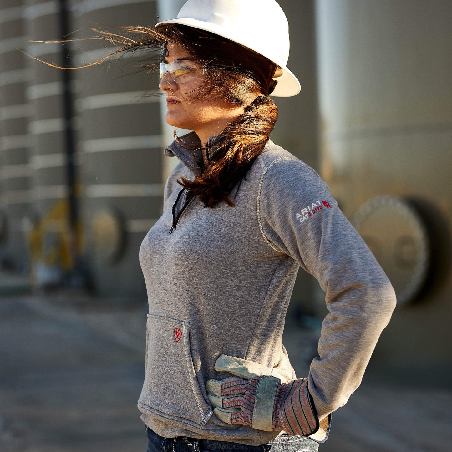 Ariat FR Polartec Fleece 1/4 Zip Top