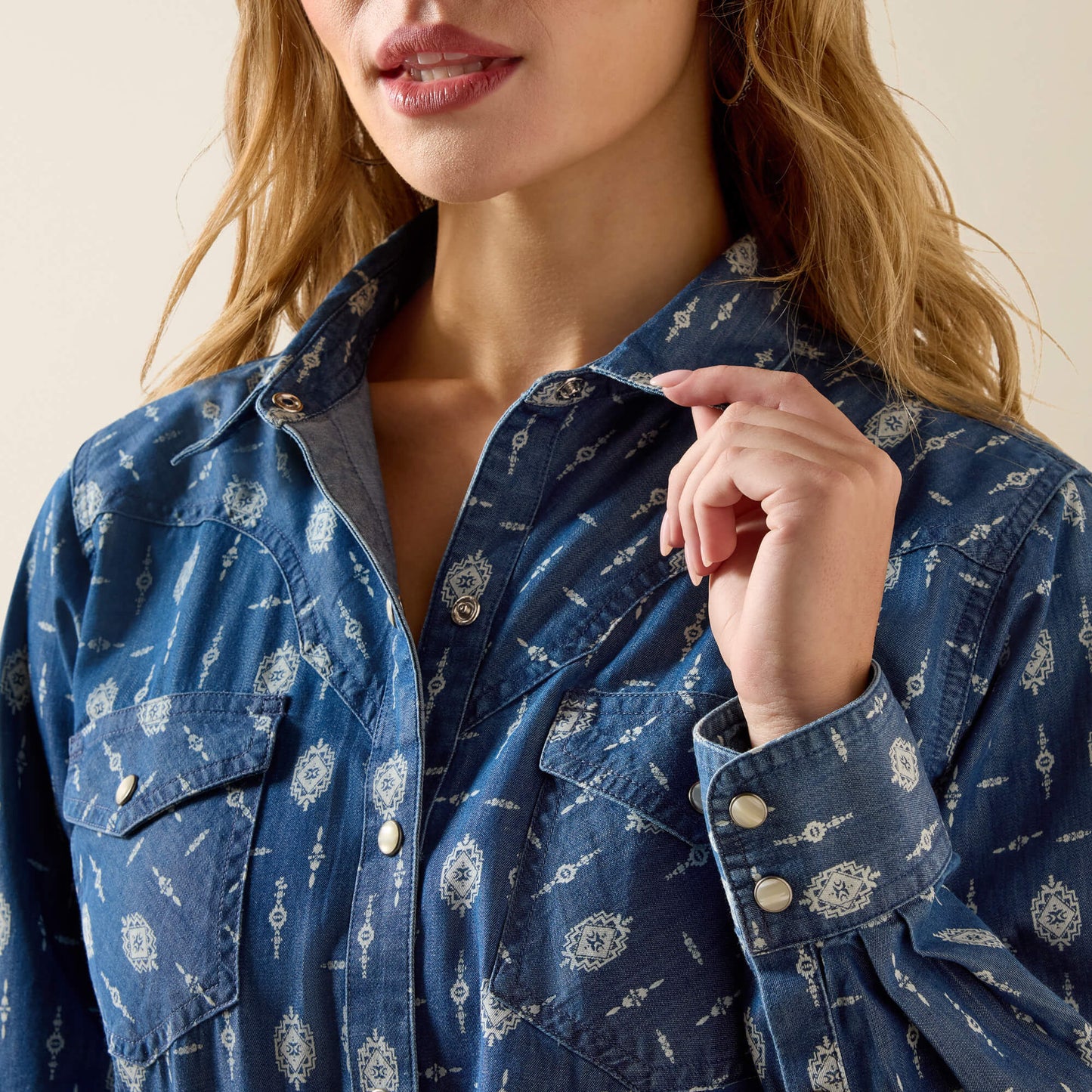 Ariat Wild Blue Western Snap Shirt