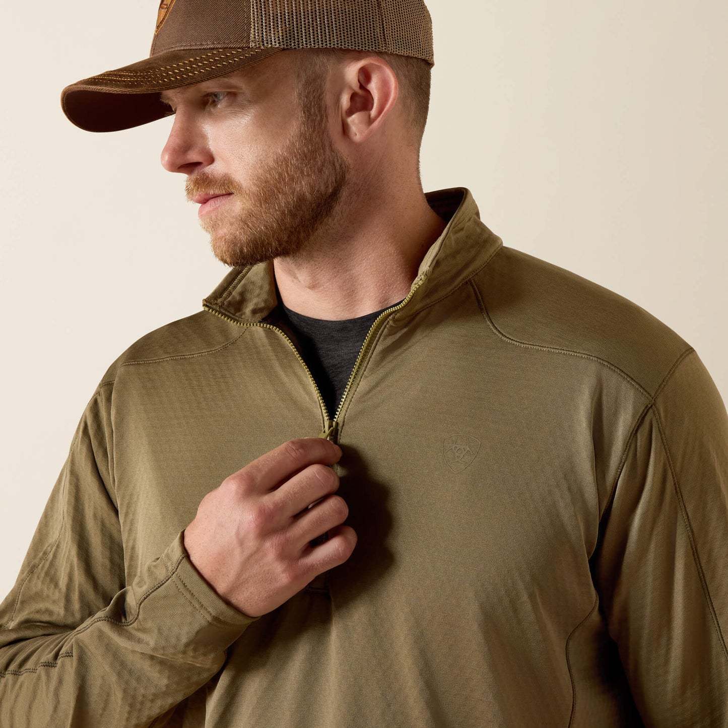 Ariat Hex Fleece 1/2 Zip Baselayer