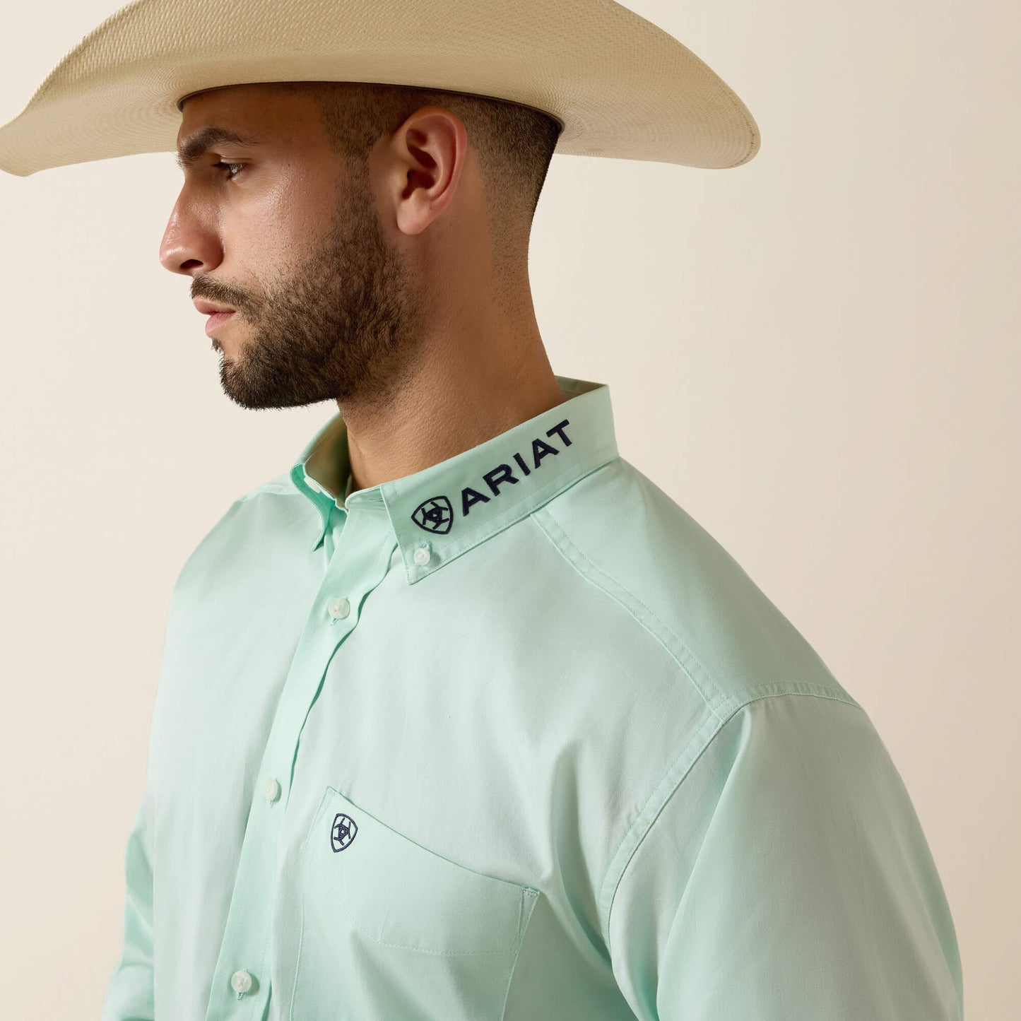 Ariat Team Logo Lightweight Twill Classic Fit Shirt