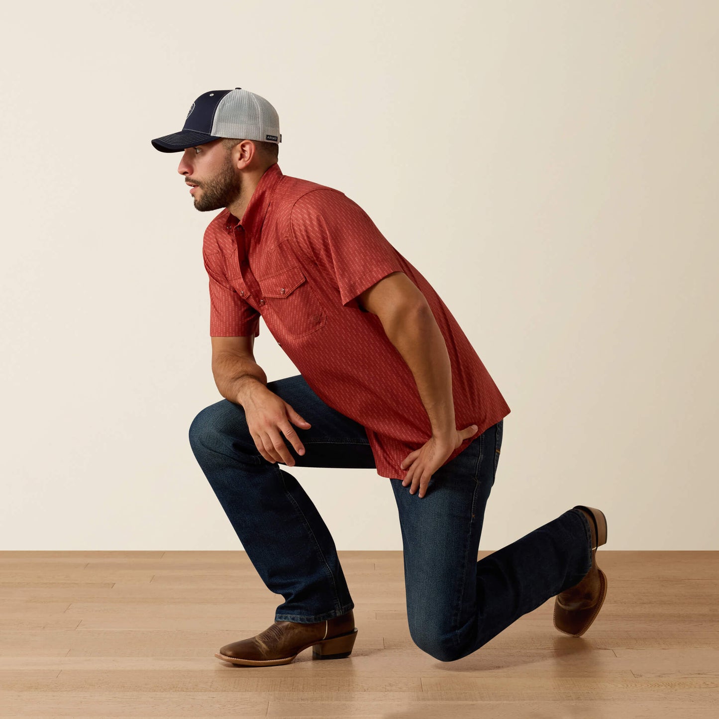 Ariat Printed VentTEK Western Fitted Snap Shirt