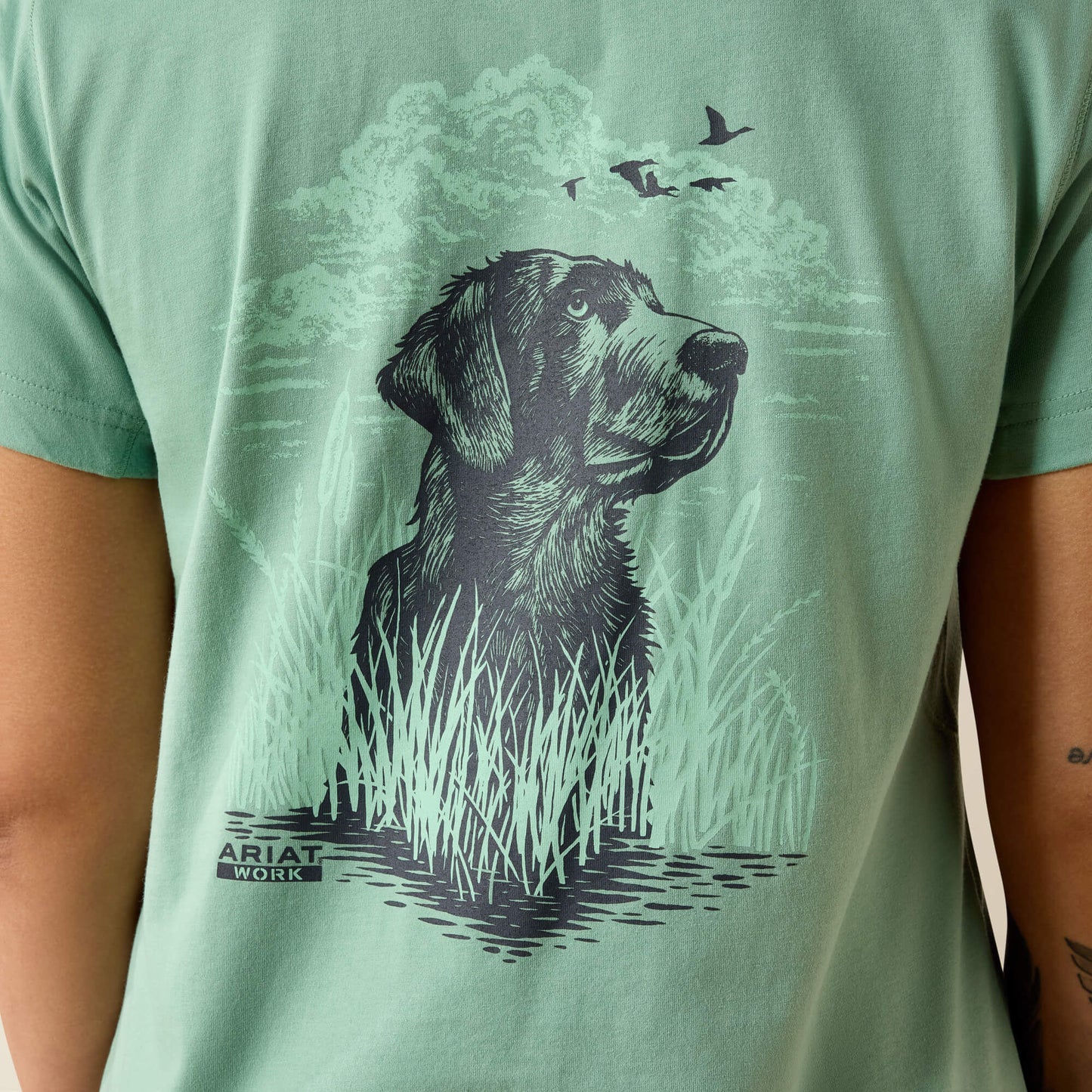 Ariat Rebar Workman Field Dog Classic Fit T-Shirt