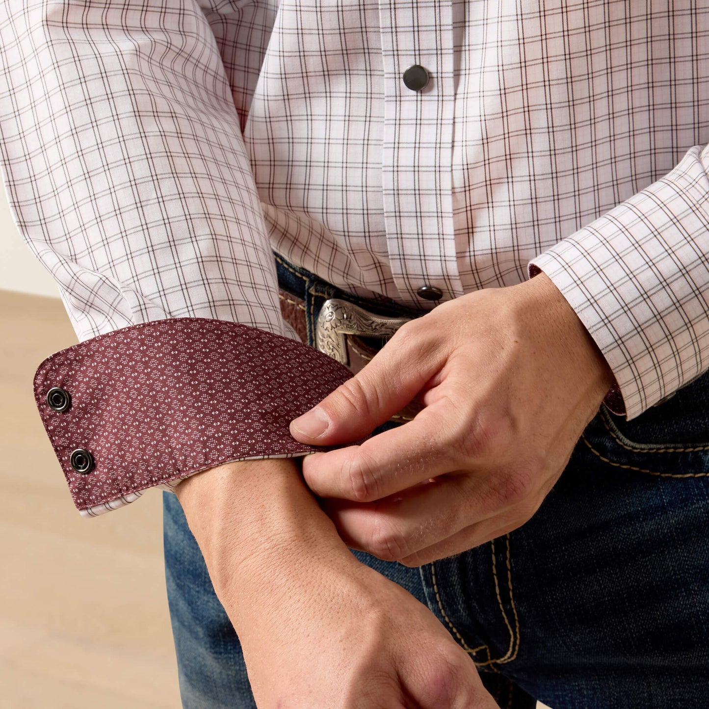 Ariat Wrinkle Free Draco Classic Fit Snap Shirt
