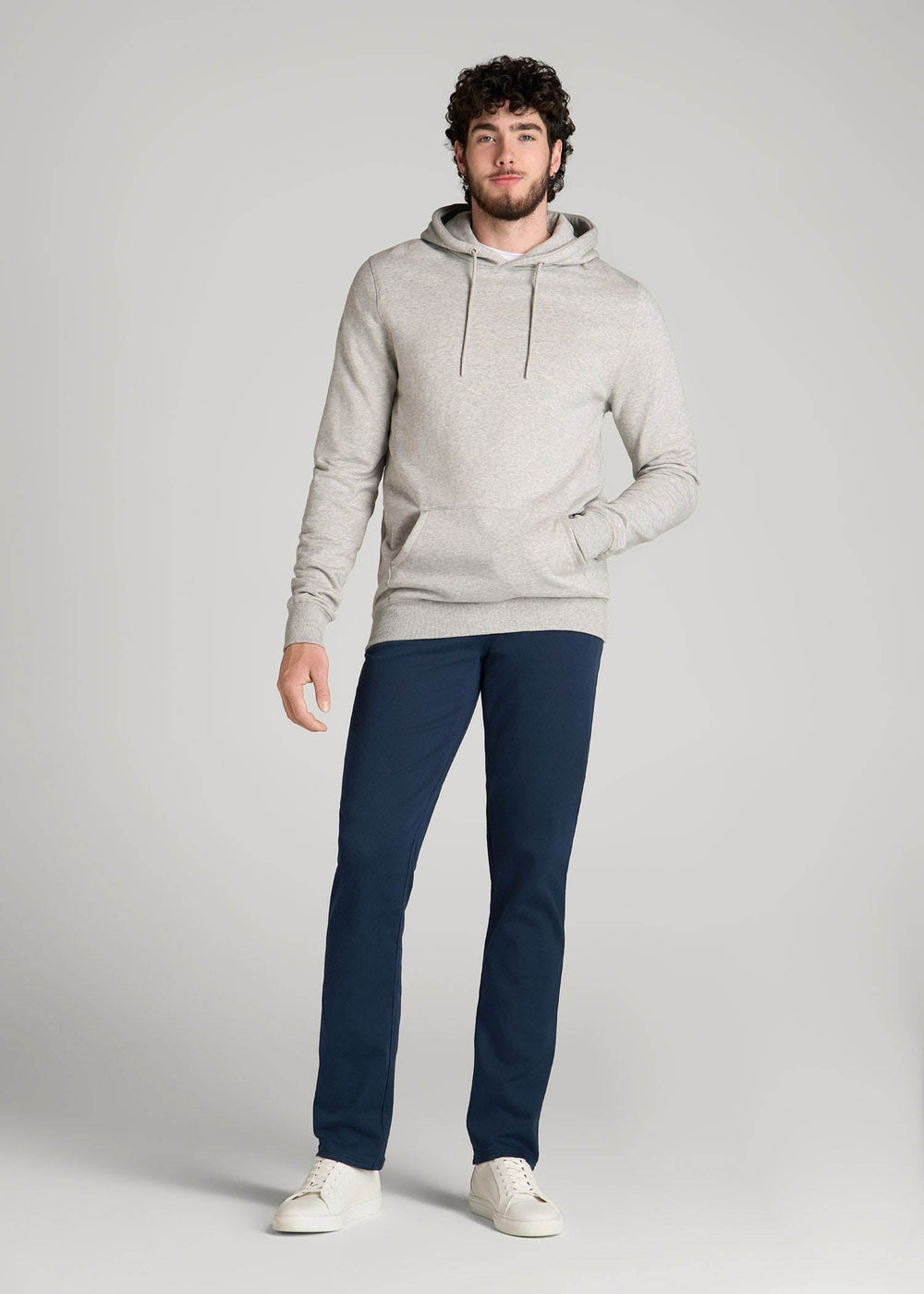 American Tall Sale | Everyday Comfort 5-Pocket TAPERED-FIT Pant for Tall Men in Marine Navy