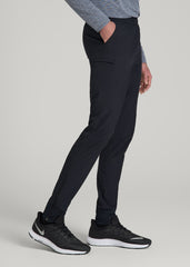 American Tall For Sale | Featherweight Perforated Training Jogger for Tall Men in Black