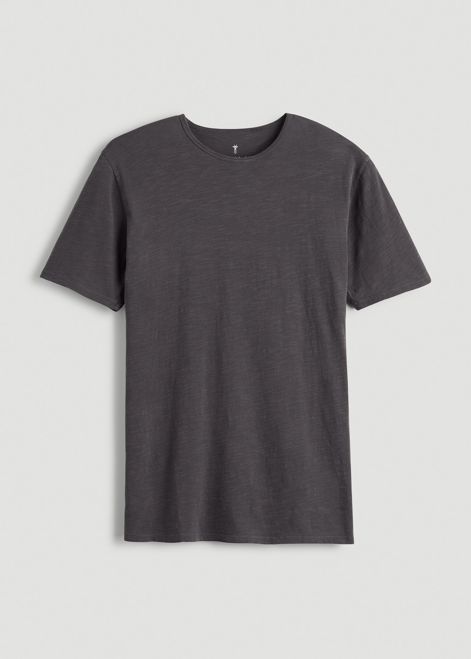 American Tall Online Shop | REGULAR-FIT Slub Tee for Tall Men in Charcoal