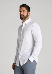 American Tall Discount | Traveler Stretch Dress Shirt in White