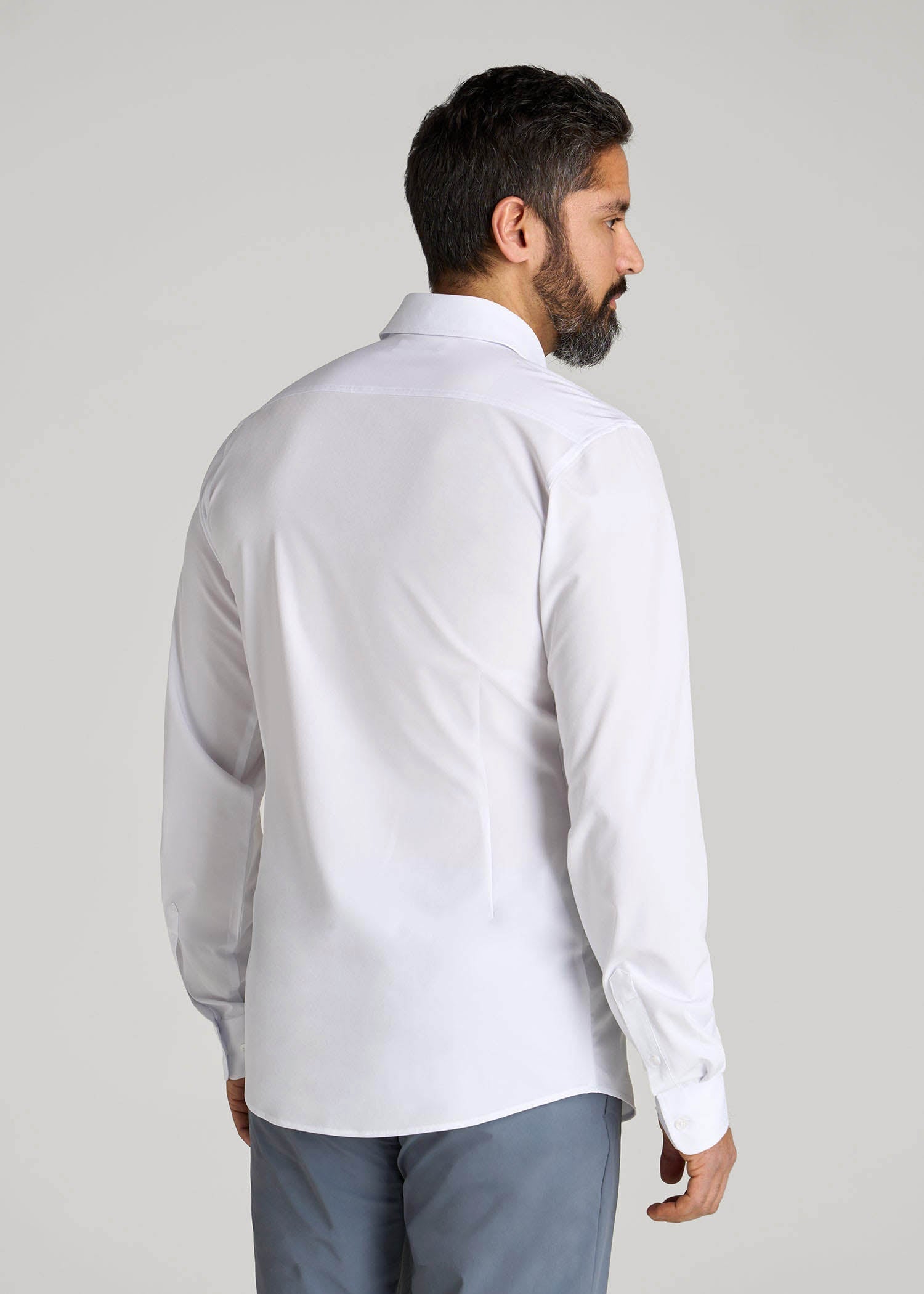 American Tall Discount | Traveler Stretch Dress Shirt in White