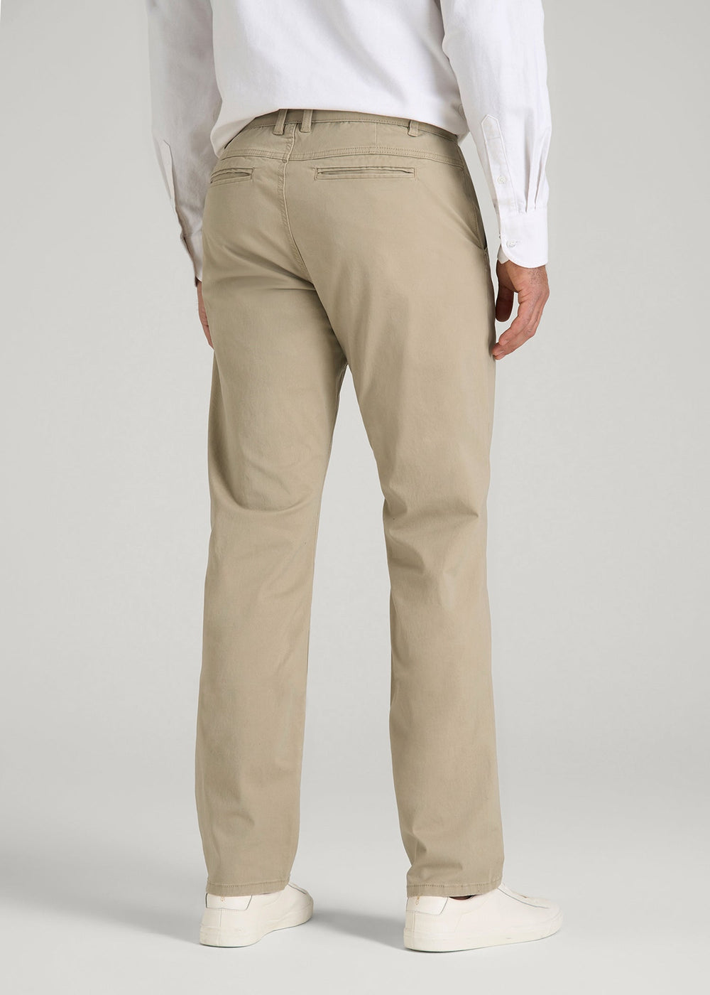 American Tall Online | Carman TAPERED Chinos for Tall Men in Desert Khaki