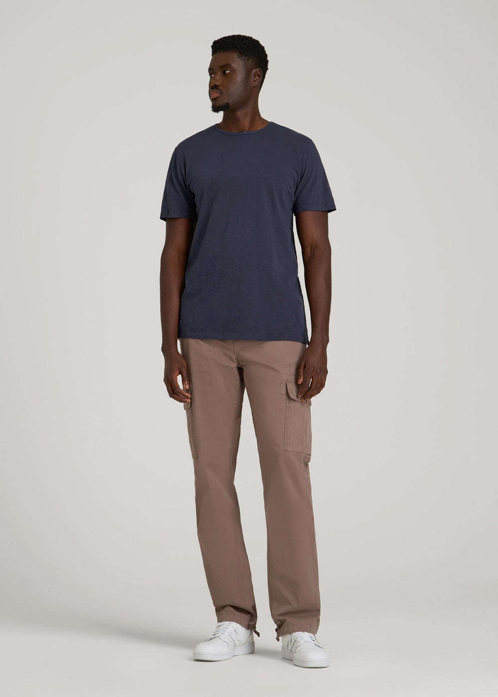 American Tall For Sale | REGULAR-FIT Slub Tee for Tall Men in Navy