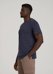 American Tall For Sale | REGULAR-FIT Slub Tee for Tall Men in Navy