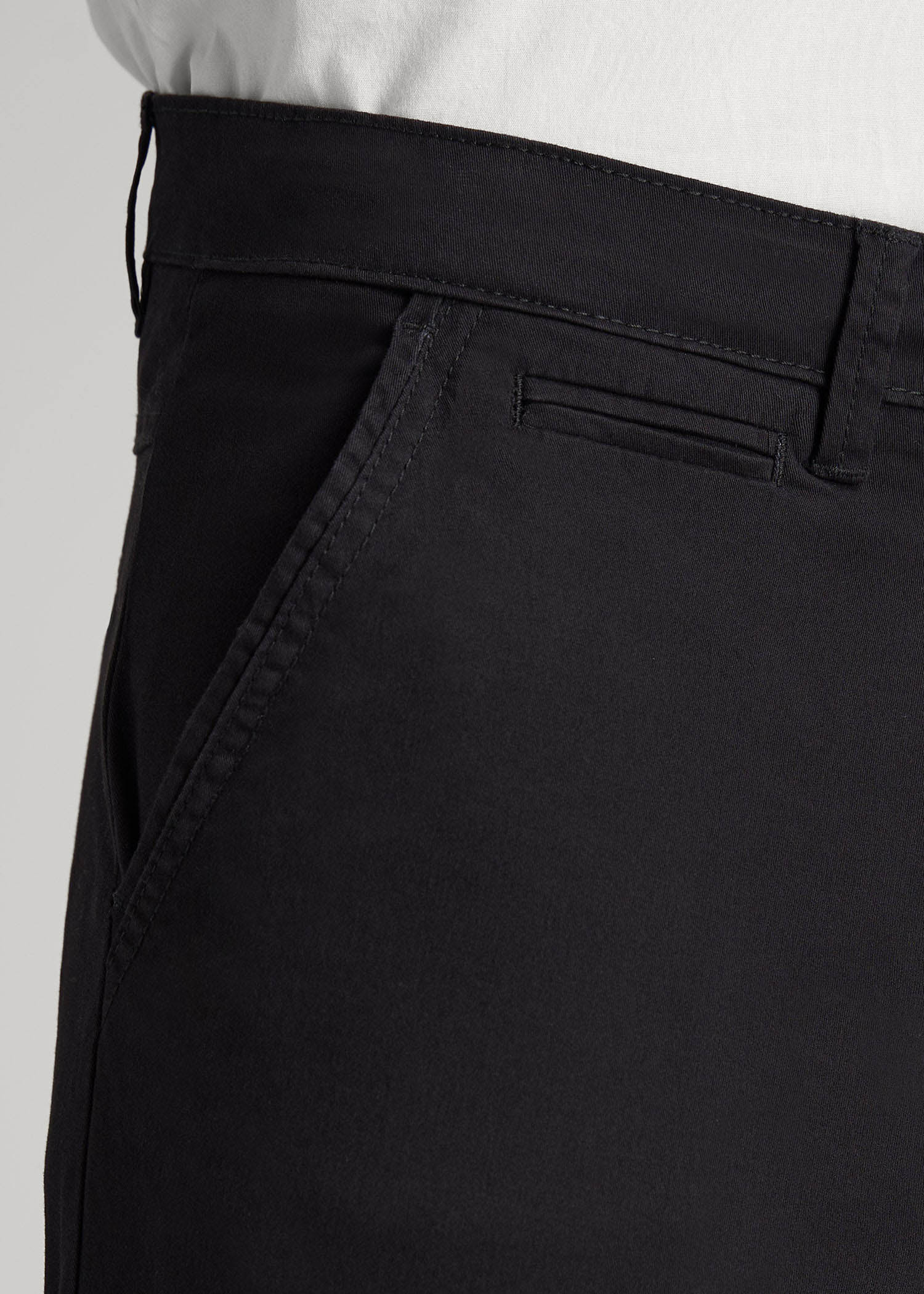 American Tall Online Shop | Carman TAPERED Chinos for Tall Men in Black