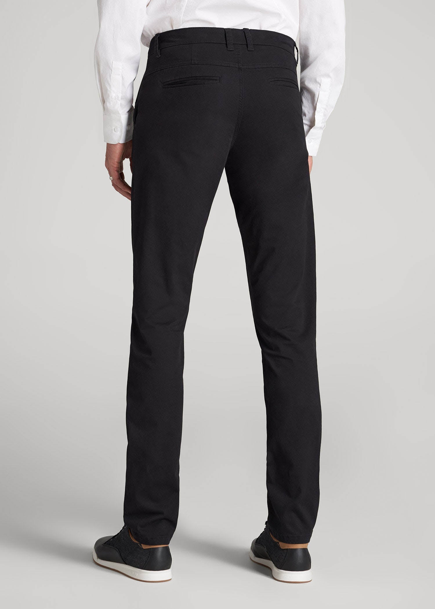 American Tall Online Shop | Carman TAPERED Chinos for Tall Men in Black