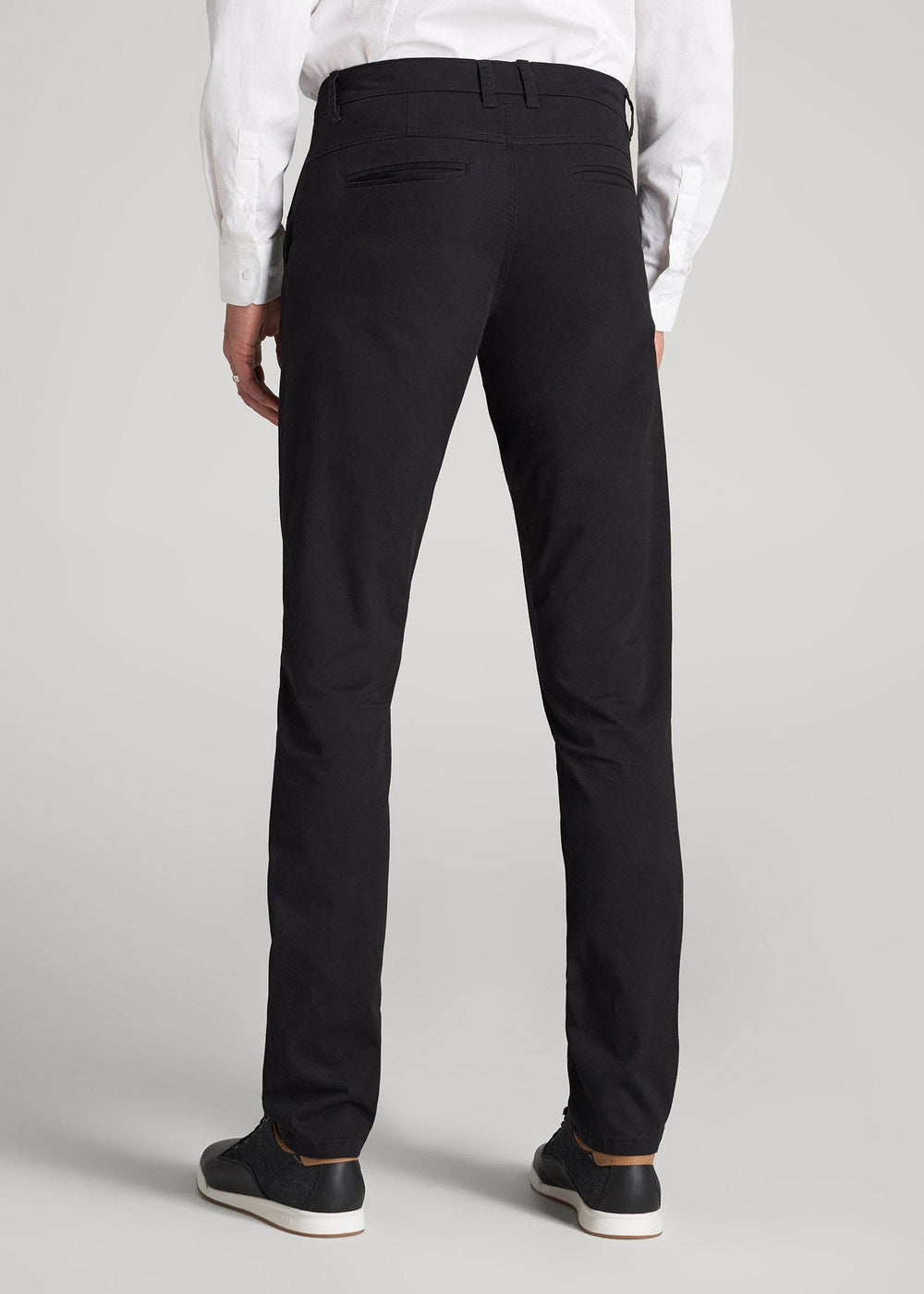 American Tall Online Shop | Carman TAPERED Chinos for Tall Men in Black