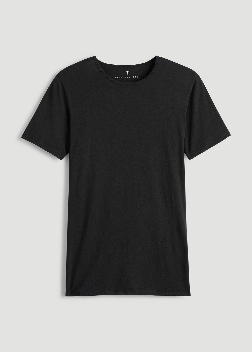 American Tall Discount | REGULAR-FIT Slub Tee for Tall Men in Black