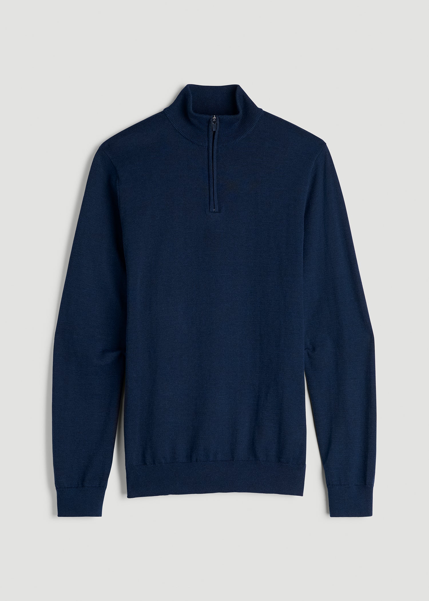 American Tall Online | Everyday Quarter-Zip Sweater for Tall Men in Patriot Blue