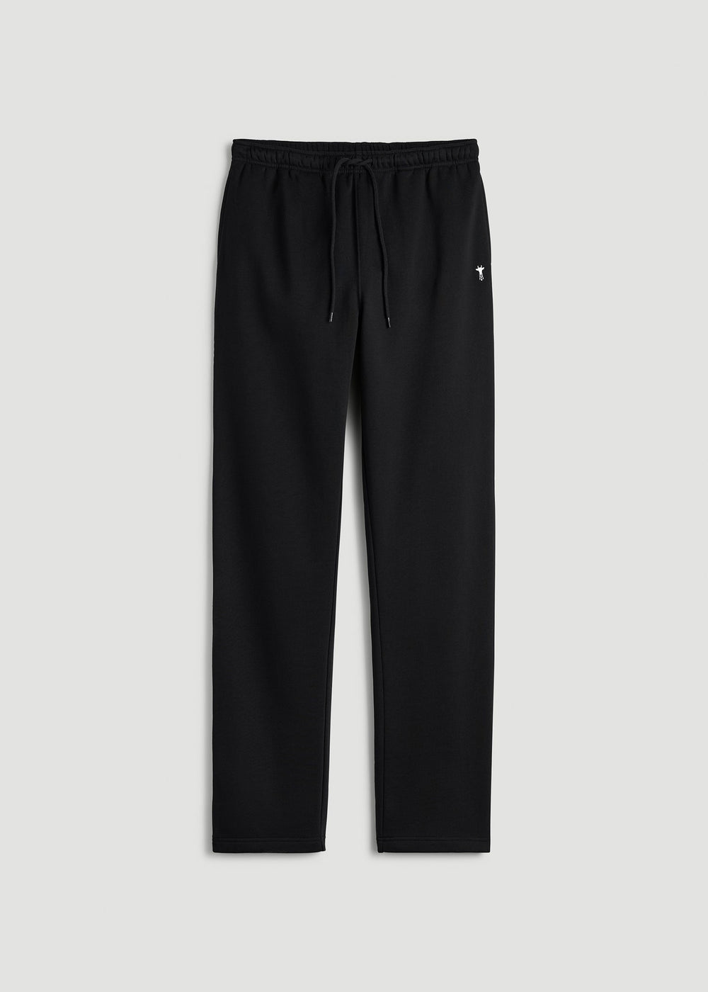 American Tall Discount | Core Motion Fleece Straight Leg Sweatpants for Tall Men in Black