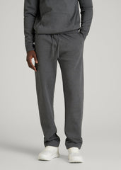 American Tall Online Shop | Core Motion Fleece Straight Leg Sweatpants for Tall Men in Charcoal Mix