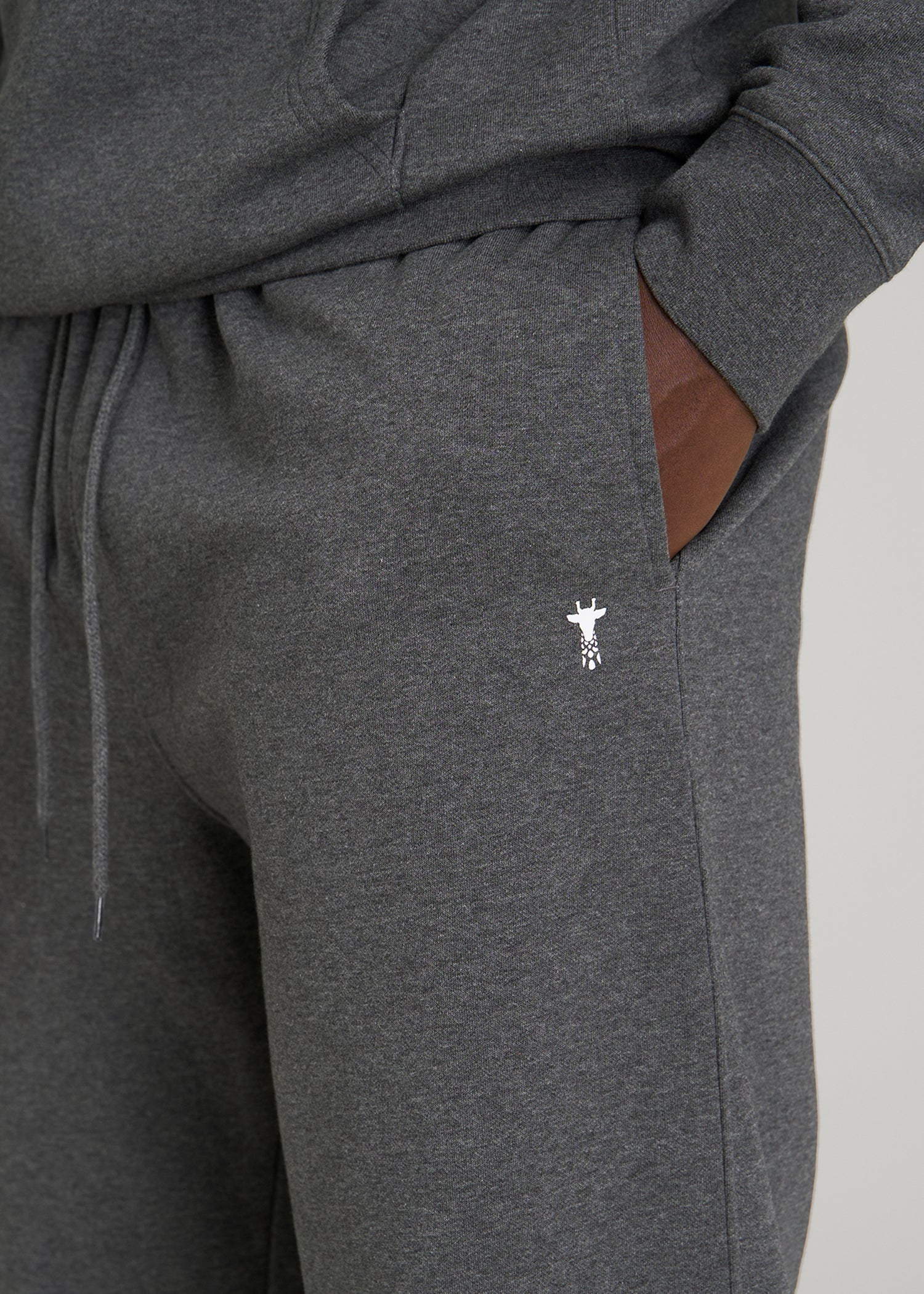 American Tall Online Shop | Core Motion Fleece Straight Leg Sweatpants for Tall Men in Charcoal Mix