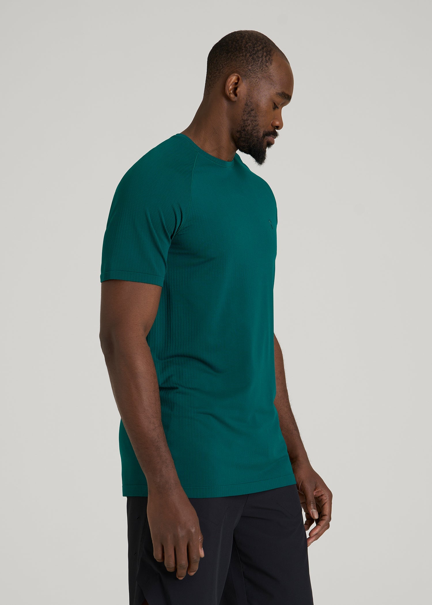 American Tall Discount | Vented Training Top for Tall Men in Deep Teal
