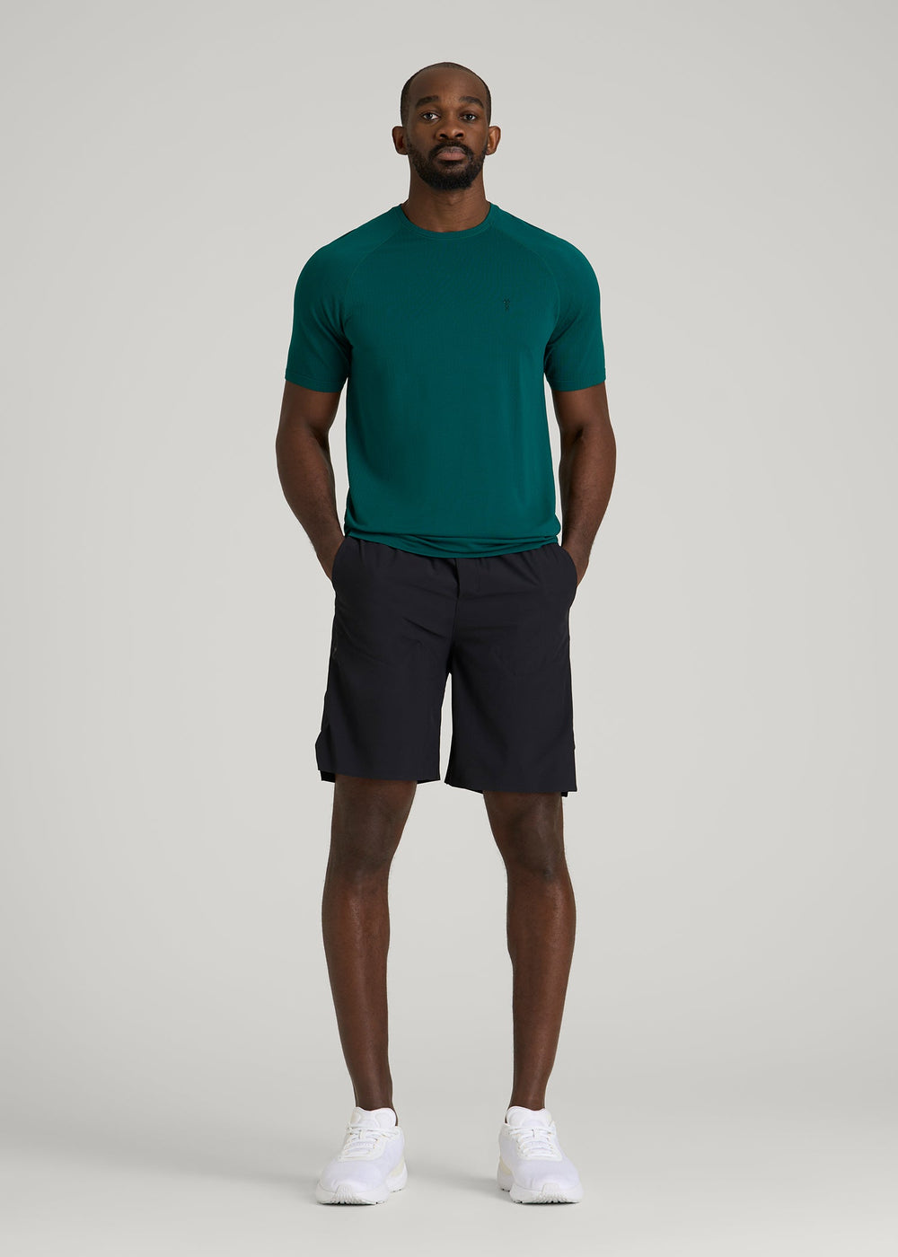 American Tall Discount | Vented Training Top for Tall Men in Deep Teal