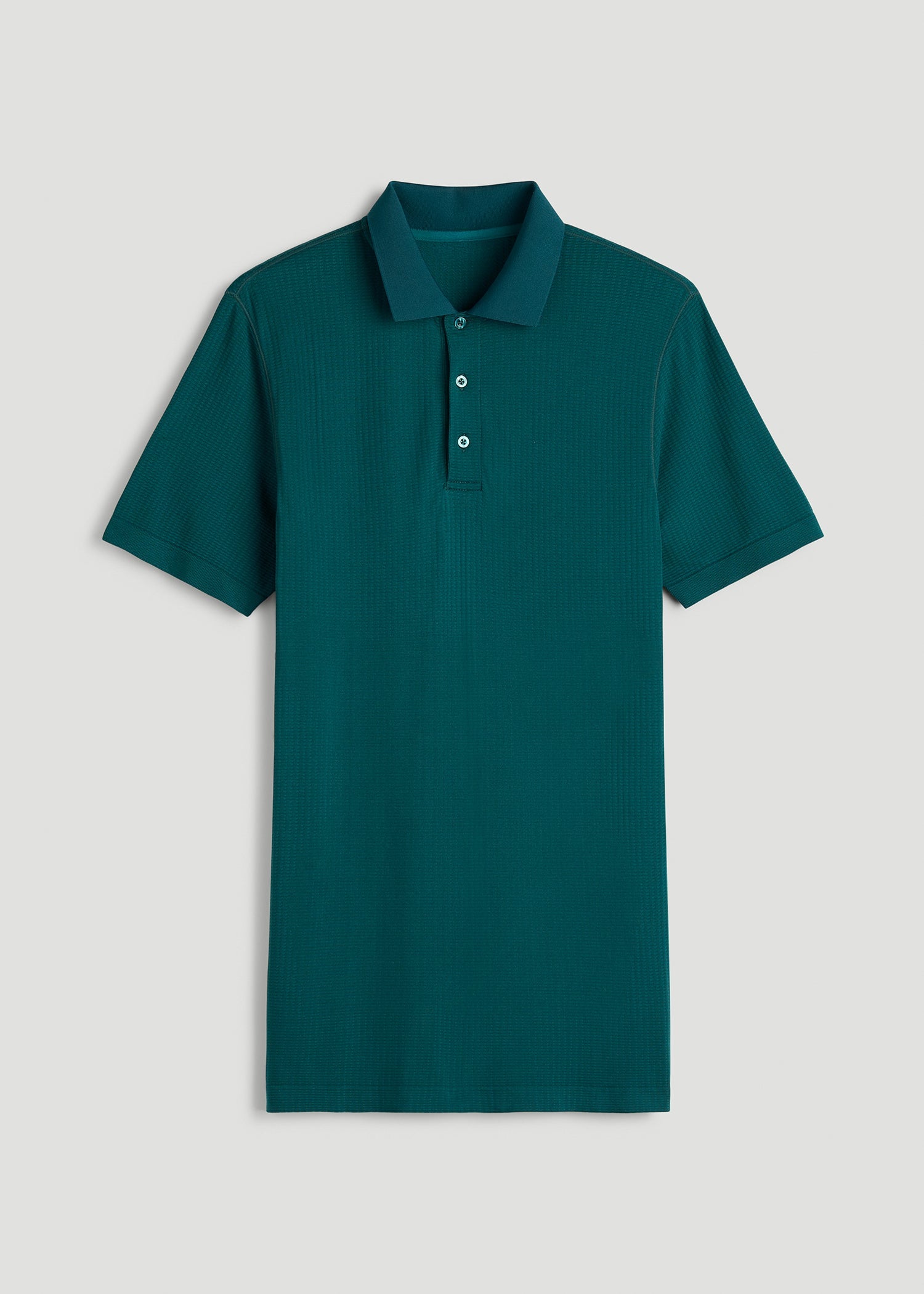 American Tall Outlet | Performance Vented Golf Polo for Tall Men in Deep Teal