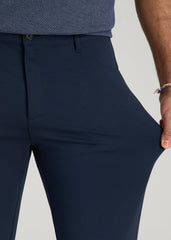 American Tall For Sale | Soft Flex Ponte Pants for Tall Men in Navy