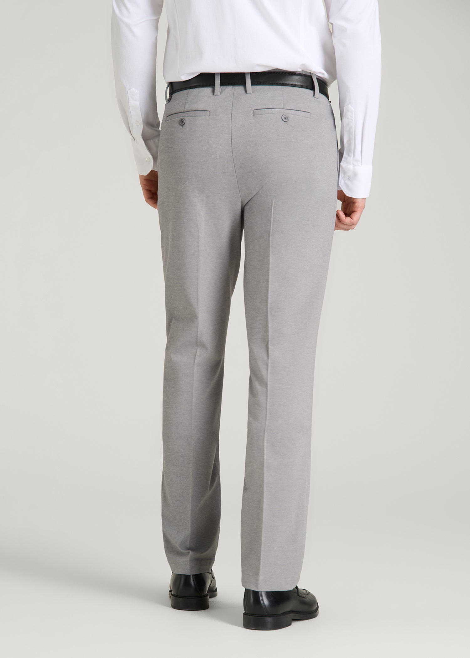 American Tall Online Shop | Flex Tech Suit Pants for Tall Men in Ice Grey Nailhead