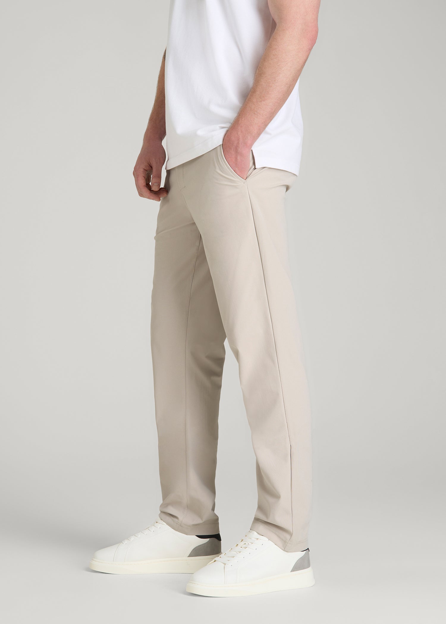 American Tall Discount | Traveler Chino 2.0 for Tall Men in Drywall Tan