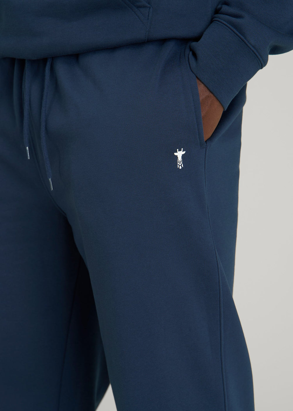 American Tall Online | Core Motion Fleece Straight Leg Sweatpants for Tall Men in Navy Blue