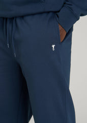American Tall Online | Core Motion Fleece Straight Leg Sweatpants for Tall Men in Navy Blue