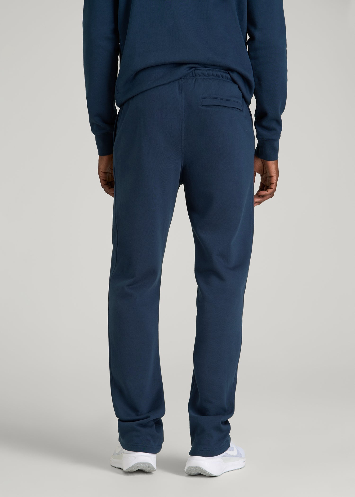 American Tall Online | Core Motion Fleece Straight Leg Sweatpants for Tall Men in Navy Blue