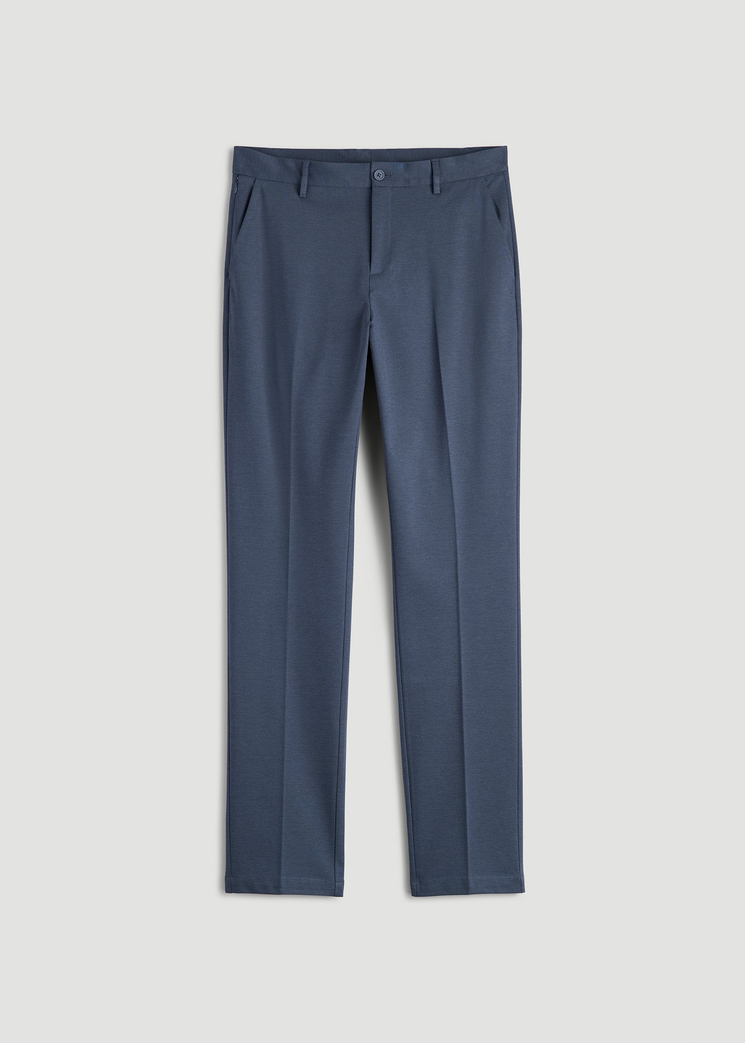 American Tall Outlet | Flex Tech Suit Pants for Tall Men in Medium Blue Nailhead