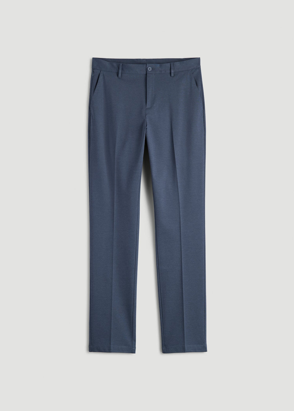 American Tall Outlet | Flex Tech Suit Pants for Tall Men in Medium Blue Nailhead