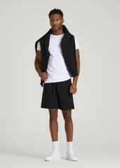 American Tall For Sale | Everyday French Terry Shorts for Tall Men in Black