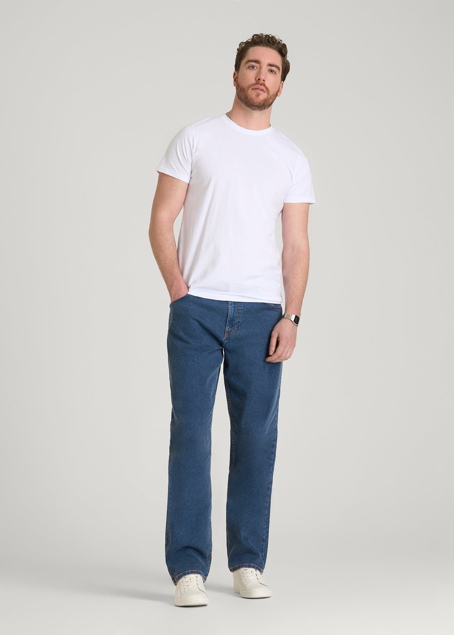American Tall Online Shop | Mason Relaxed Fit Jeans for Tall Men in New Colorado Blue