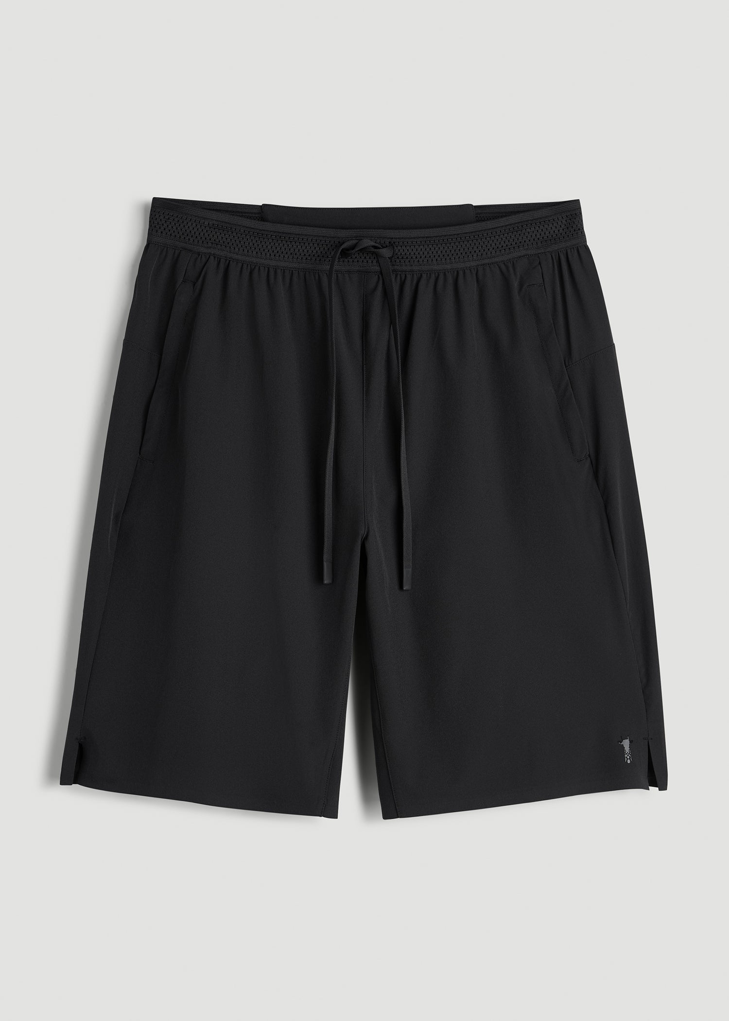 American Tall Discount | Featherweight Linerless Running Short for Tall Men in Black