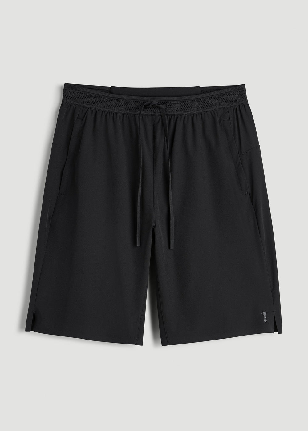 American Tall Discount | Featherweight Linerless Running Short for Tall Men in Black