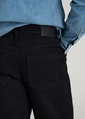 American Tall Outlet | Mason Relaxed Fit Jeans for Tall Men in Optimum Black